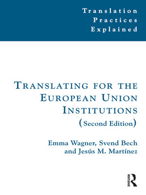 cover image of Translating for the European Union Institutions